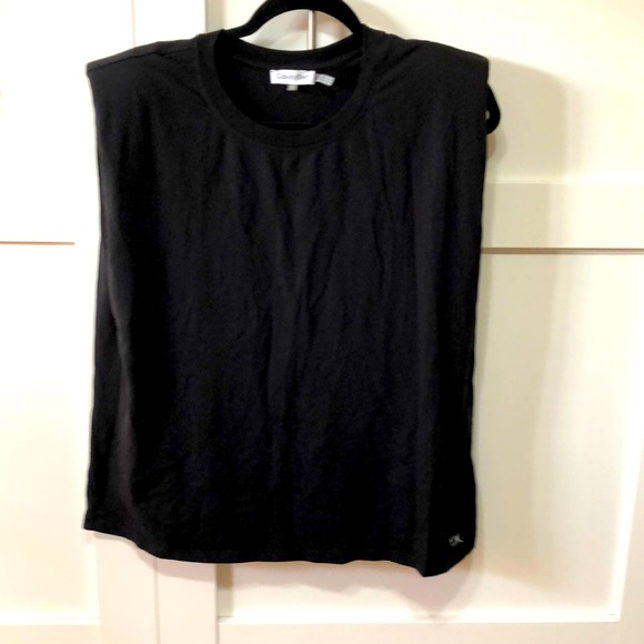 Calvin Klein women Sleeveless top with shoulder pads - Picture 1 of 4